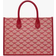 MCM Himmel Lauretos Jacquard Tote - Red/Valentine Red