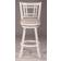 Hillsdale Furniture Fairfox Swivel White Bar Stool 43.5"