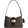 Coach Eliza Shoulder Bag In Signature Canvas - Gold/Brown Black