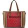 MKF Collection Lizza Croco Embossed Tote Handbag - Red