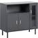 YUMEBUY Buffet Grey Sideboard 31.6x29.7"