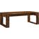 vidaXL Engineered Wood Smoked Oak Coffee Table 19.7x40.2"