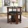 Roundhill Furniture P5102 Espresso Dining Set 36" 5