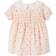 Vertbaudet Smocked Baby Dress with Embroidered Collar - Light Pink