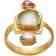 Maanesten Sara Ring - Gold/Prehnite/Tourmaline/Moonstone