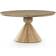 Four Hands Bibianna Smoked Honey/Blush Marble Dining Table 60"