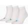 Puma Quarter Plain Socks 3-pack - White Combo