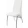 Coaster Home Furnishings Ophelia White/Chrome Kitchen Chair 37.5" 2