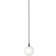 Muuto Rime Opal/Black Pendellampe 12cm