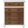 Furniturebox Kansal White/Brown Kommode 80x100cm