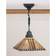 Meyda Tiffany Mahogany Maize Gold Pendant Lamp 13"