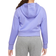 Nike Girl's Sportswear Cropped Hoodie - Purple