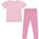 Disney Girl's Lilo & Stitch Boxy Short Sleeve T-shirt & Leggings Set 2-piece - Pink