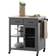 Twin Star Home Rolling Kitchen Cart Antique Gray Trolley Table 23.1x33.7"