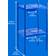LockerMate Double Locker Blue Shelving System 10x24.2"