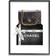 Stupell Industries Black Quilted Purse on Bold Glam Bow Box Framed Art 11x14"