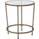 Flash Furniture Astoria Collection Clear/Brushed Gold Small Table 19.5x19.5"