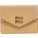 Miu Miu Logo Wallet - Beige