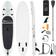 Costway 11' Inflatable Stand Up Paddle Board SUP W/Paddle Pump Waterproof Bag