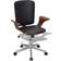 vidaXL Bent Black And Brown Office Chair 38.4"