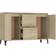 vidaXL Engineered Wood Sonoma Oak Sideboard 104x70cm