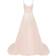 Milla Peach Multi-Layered Tulle Gown