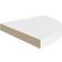 vidaXL 323917 White Wall Shelf 13.8" 2