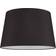 Springcrest Faux Silk Large Tapered Drum Black Shade 17"