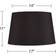 Springcrest Faux Silk Large Tapered Drum Black Shade 17"