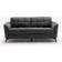 Lilola Home Linen Grey Sofa 79" 3 Seater