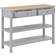 vidaXL 110x35x80cm Grey/Wood Skjenk 110x80cm