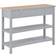 vidaXL 110x35x80cm Grey/Wood Skjenk 110x80cm