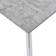 vidaXL 80.5x80.5x73cm Concrete/Silver Esstisch 80.5x80.5cm