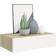 vidaXL 330250 Oak/White Vegghylle 40cm 2st