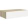 vidaXL 330250 Oak/White Wandregal 40cm 2Stk.