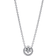 Pandora Sparkling Round Halo Pendant Collier Necklace - Silver/Transparent