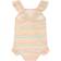 Hust & Claire Madiken Striped Swimsuit - Shrimp (59844269 -3761)