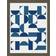 AllModern Bauhaus Inspired Geometric Gray Framed Art 13x17"