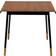 Eurø Style Miriam Brown Dining Table 35.4x70.9"