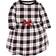Touched By Nature Infant Organic Cotton Long-Sleeve Dresses - Red Winter Folk