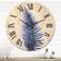 East Urban Home Solid Wood Beige/Blue Wall Clock 36"