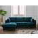 Lisa Bed Function With Footstool Peacock Blue Sofa 222cm 4-Sitzer