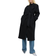 Mango Traviata Maxi Lapel Manteco Wool Coat - Black