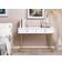 Beliani Westport White/Gold Ablagetisch 50x115cm