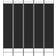 vidaXL 350173 Black Room Divider 78.7x86.6"