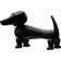 Kay Bojesen Dog Black Dekofigur 19.5cm