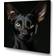 Design Art Oriental Elegance Cat Black Wall Decor 24x24"