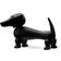 Kay Bojesen Dog Dark Stained Oak Pyntefigur 11cm