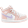 Nike Air Jordan 1 Mid TD - Pink Wash/Violet Frost/White