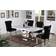 Best Quality Furniture Ada Black Dining Set 38x64" 5